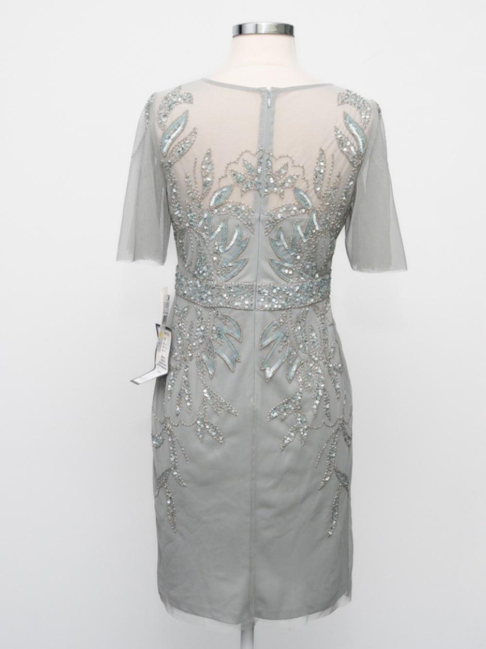 Adrianna Papell - Papell Studio Beaded Cocktail Dress - Picture 3 of 13